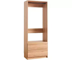HomeStock Prosper 32 Wood Walk-in Closet with Two Drawers