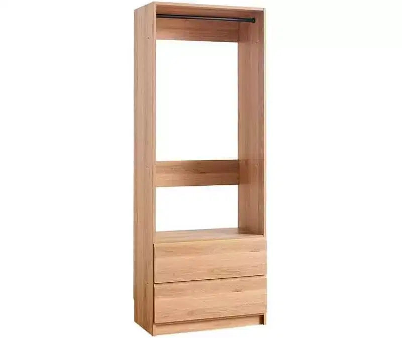 HomeStock Prosper 32 Wood Walk-in Closet with Two Drawers