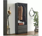 HomeStock Prosper 32 Wood Walk-in Closet with Two Drawers