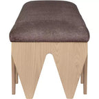 Meridian Furniture,Altair Velour Fur Fabric Bench