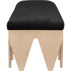 Meridian Furniture,Altair Velour Fur Fabric Bench