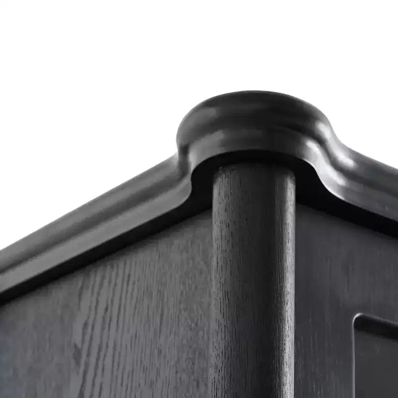 Okak Madia/Credenza Moderna con Ante in Vetro e Ripiani Regolabili, Libreria Dispensa per Cucina/Ingresso/Soggiorno
