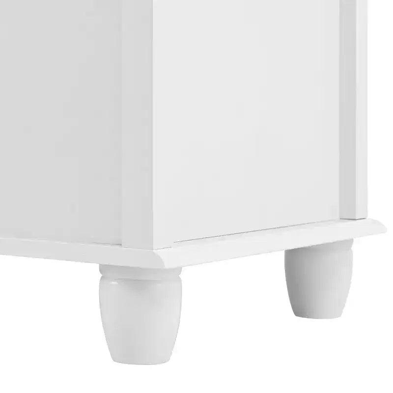 MAYEERTY Storage Cabinet with Deep Space 5 Drawers for Living Room Hallway White