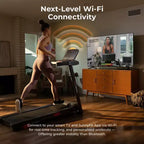 Sunny Health & Fitness Active 300 Smart Treadmill with Wi-Fi, 3Level Manual Incline, Shock Absorption & SunnyFit App Connectivity