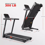 Sunny Health & Fitness Active 400 Smart AutoIncline Treadmill with WiFi, Bluetooth, 15 Incline Levels & ShockAbsorbing Running Deck