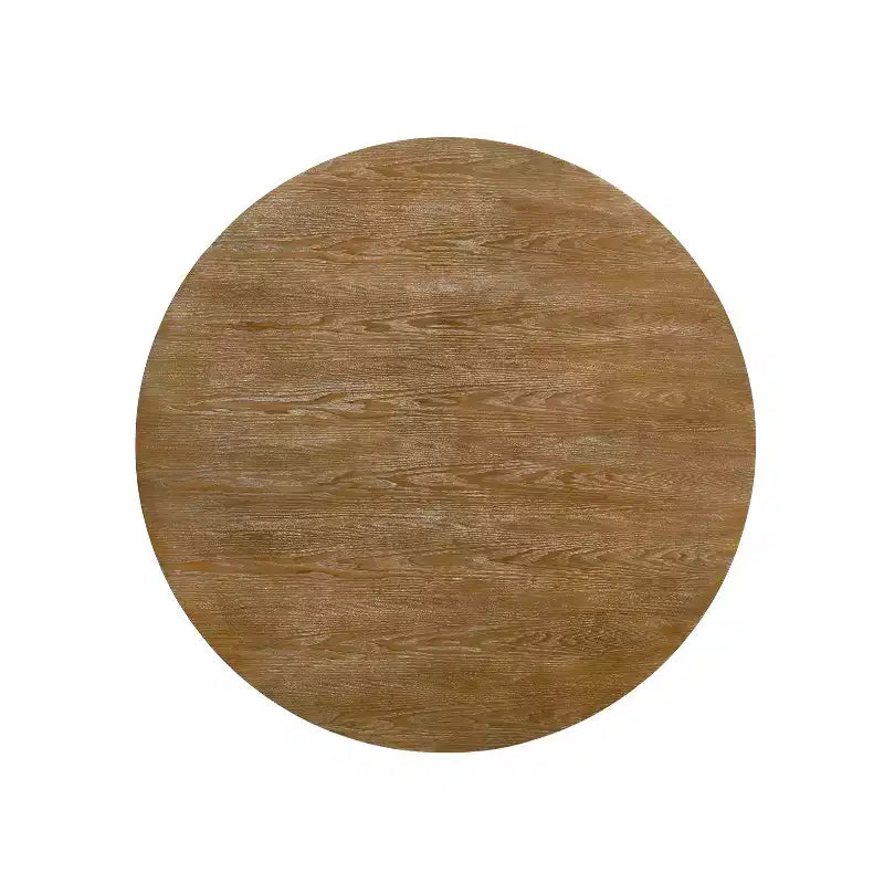 Christopher Knight Home Remuda Set da pranzo circolare a 5 pezzi in legno e canna con rivestimento in tessuto stile country francese