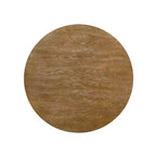Christopher Knight Home Remuda Set da pranzo circolare a 5 pezzi in legno e canna con rivestimento in tessuto stile country francese