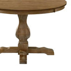Christopher Knight Home Remuda Set da pranzo circolare a 5 pezzi in legno e canna con rivestimento in tessuto stile country francese