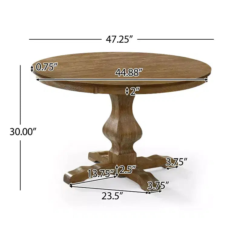 Christopher Knight Home Remuda Set da pranzo circolare a 5 pezzi in legno e canna con rivestimento in tessuto stile country francese