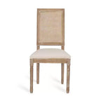Christopher Knight Home Remuda Set da pranzo circolare a 5 pezzi in legno e canna con rivestimento in tessuto stile country francese
