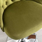 Modern Swivel Bar Stools, Adjustable Height 25-33, PU Leather Upholstered with Back Support, for Kitchen Island, Home Pub, Counter