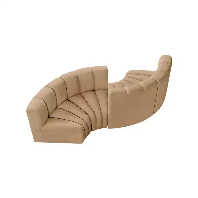 Meridian Furniture, divano modulare in velluto Arc