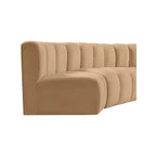 Meridian Furniture, divano modulare in velluto Arc