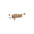 Meridian Furniture, divano modulare in velluto Arc