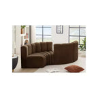 Meridian Furniture, divano modulare in velluto Arc