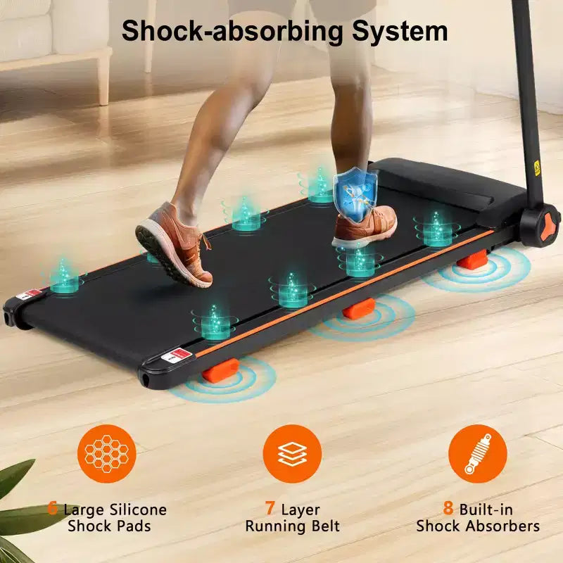 Whisen Home Folding Exercise Machine with Cushioned Platform