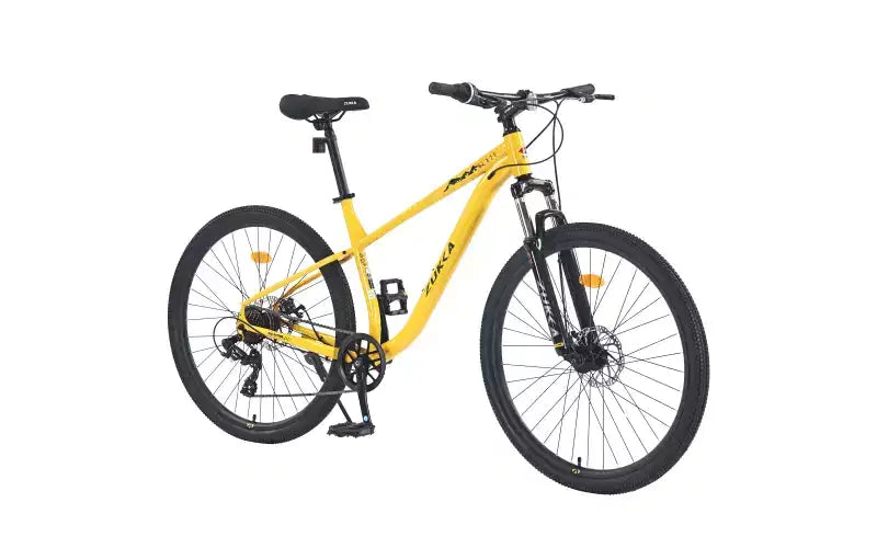 Bicicletta da montagna 27,5 pollici 8 velocità, per uomo, donna, ragazzo e ragazza, sospensione anteriore, telaio in acciaio