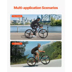 Bici da Corsa VEVOR, Ruote 700C, Bici da Corsa SHIMANO 14 Velocità, Bici da Corsa Urbana con Telaio in Lega di Alluminio, Manubrio da Corsa, Nero