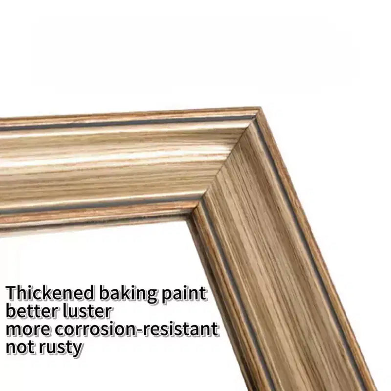 Whisen Full-Length Floor Standing or Wall-Mounted Mirror with Wood Frame, 32*70