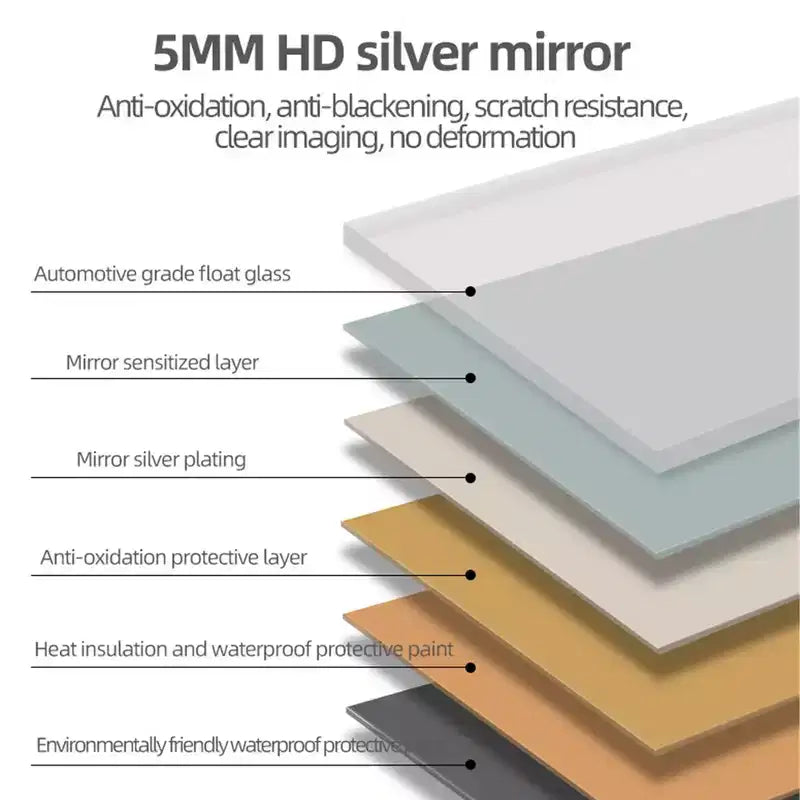 Whisen Full-Length Floor Standing or Wall-Mounted Mirror with Wood Frame, 32*70