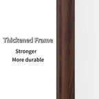 Whisen Full-Length Floor Standing or Wall-Mounted Mirror with Wood Frame, 32*70