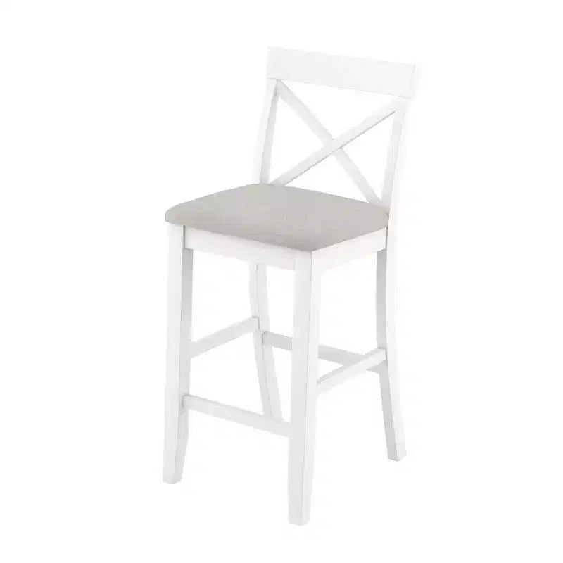 Set da pranzo 48 in legno Whisen Farmhouse con 2 sedie