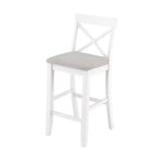 Set da pranzo 48 in legno Whisen Farmhouse con 2 sedie
