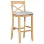 Set da pranzo 48 in legno Whisen Farmhouse con 2 sedie