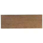 Set da pranzo 48 in legno Whisen Farmhouse con 2 sedie
