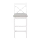 Set da pranzo 48 in legno Whisen Farmhouse con 2 sedie