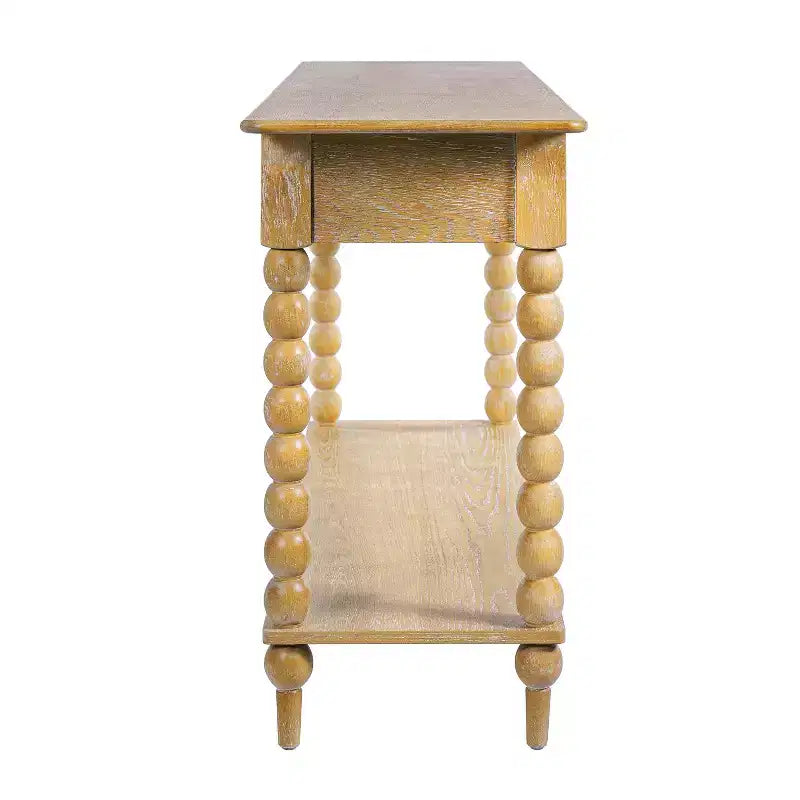 Christopher Knight Home Eleanor Consolle in legno stile rétro con 2 cassetti e ripiano