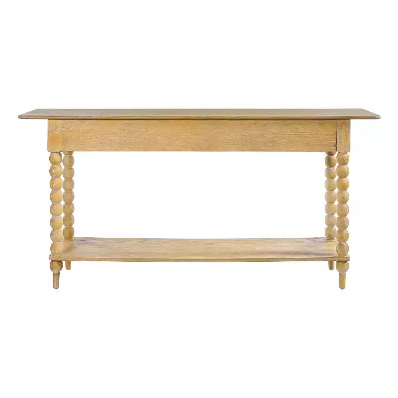 Christopher Knight Home Eleanor Consolle in legno stile rétro con 2 cassetti e ripiano