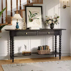 Christopher Knight Home Eleanor Consolle in legno stile rétro con 2 cassetti e ripiano