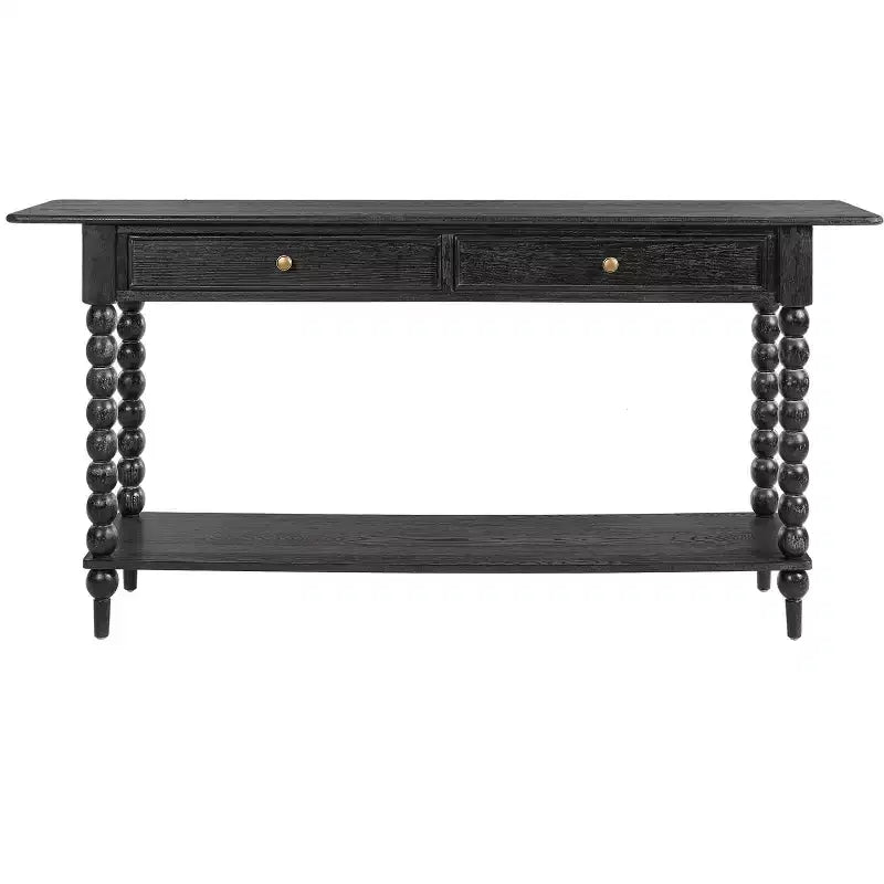 Christopher Knight Home Eleanor Consolle in legno stile rétro con 2 cassetti e ripiano
