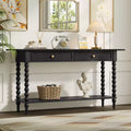 Christopher Knight Home Eleanor Retro Wood Console Table with 2 Drawers and Shelf