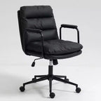 Sedia da scrivania Okak Mid Back, sedia da ufficio con braccioli imbottiti e ruote, sedia da computer per ufficio, sala giochi, studio