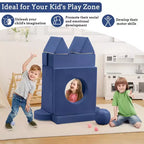 12-Piece Kids Modular Play Couch  Toddler Sectional Sofa for Playroom & Bedroom