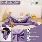 12-Piece Kids Modular Play Couch  Toddler Sectional Sofa for Playroom & Bedroom