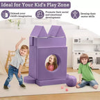 12-Piece Kids Modular Play Couch  Toddler Sectional Sofa for Playroom & Bedroom