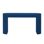 Okak 58.2IN Console Table with Adjustable Arched Sturdy Legs, Entryway Table with Large Top and Dual Drawers, Accent Table for Living Room