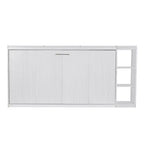 Letto a scomparsa a parete Murphy Bed con libreria, letto a parete pieghevole Cabinet Bed per camera degli ospiti ufficio