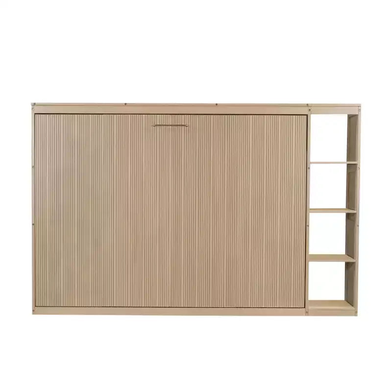 Letto a scomparsa a parete Murphy Bed con libreria, letto a parete pieghevole Cabinet Bed per camera degli ospiti ufficio