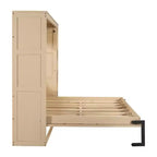 Letto a scomparsa a parete Murphy Bed con libreria, letto a parete pieghevole Cabinet Bed per camera degli ospiti ufficio