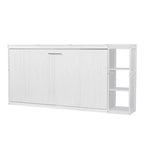 Letto a scomparsa a parete Murphy Bed con libreria, letto a parete pieghevole Cabinet Bed per camera degli ospiti ufficio