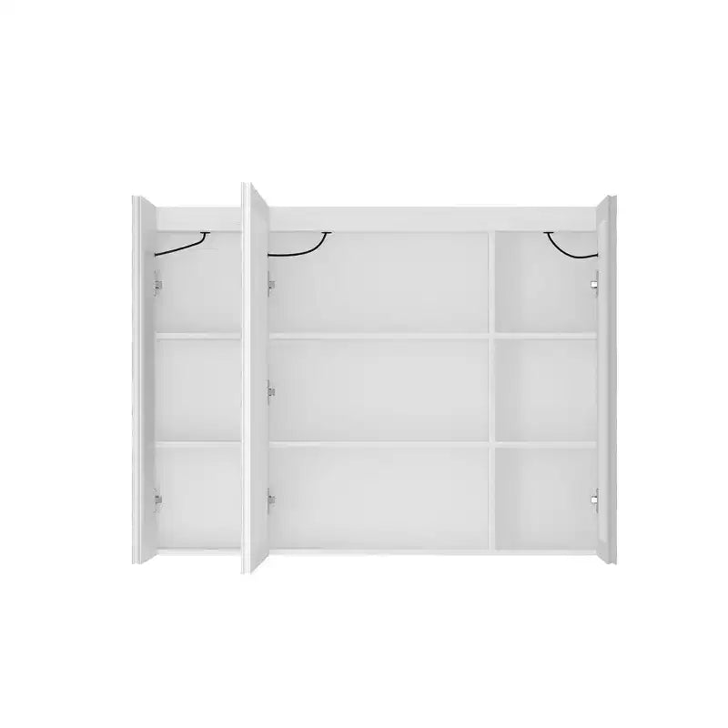Famapy LED Lighted Medicine Cabinet: Defogging Function, Ample StorageAdjustable Lighting  Elevate Bathroom Style