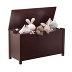 Whisen Kids Toy Box Storage, Utility Storage Cabinets with Safety Hinged Lid for Ages 2+, Quick Assembly