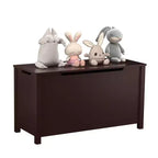 Whisen Kids Toy Box Storage, Utility Storage Cabinets with Safety Hinged Lid for Ages 2+, Quick Assembly