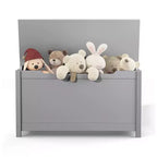 Whisen Kids Toy Box Storage, Utility Storage Cabinets with Safety Hinged Lid for Ages 2+, Quick Assembly
