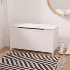 Whisen Kids Toy Box Storage, Utility Storage Cabinets with Safety Hinged Lid for Ages 2+, Quick Assembly