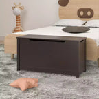 Whisen Kids Toy Box Storage, Utility Storage Cabinets with Safety Hinged Lid for Ages 2+, Quick Assembly